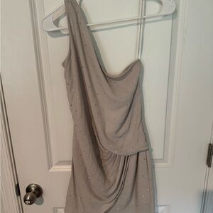 Express One-Shoulder Dress with Sparkle